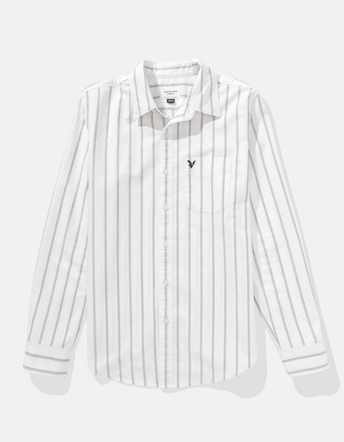 Camisa de Oxford Slim Fit Everyday Ae - Caqui 0153_2830_209_f