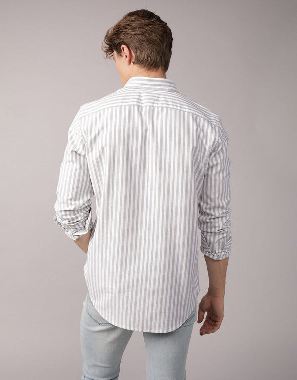 Camisa de Oxford Slim Fit Everyday Ae - Verde