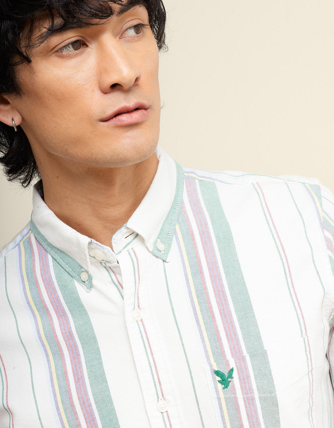 Camisa de Oxford Slim Fit Everyday Ae - Generico 0153_2830_317_d1