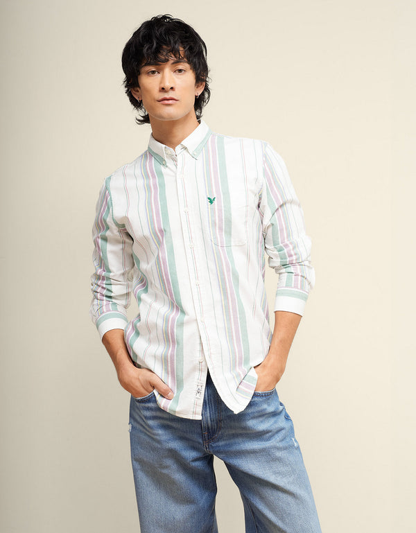 Camisa de Oxford Slim Fit Everyday Ae - Generico