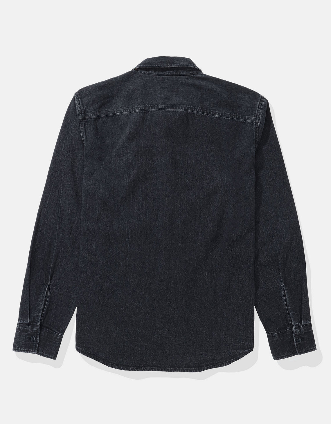 Camisa de botones diaria Ae - Negro 0153_3009_081_b