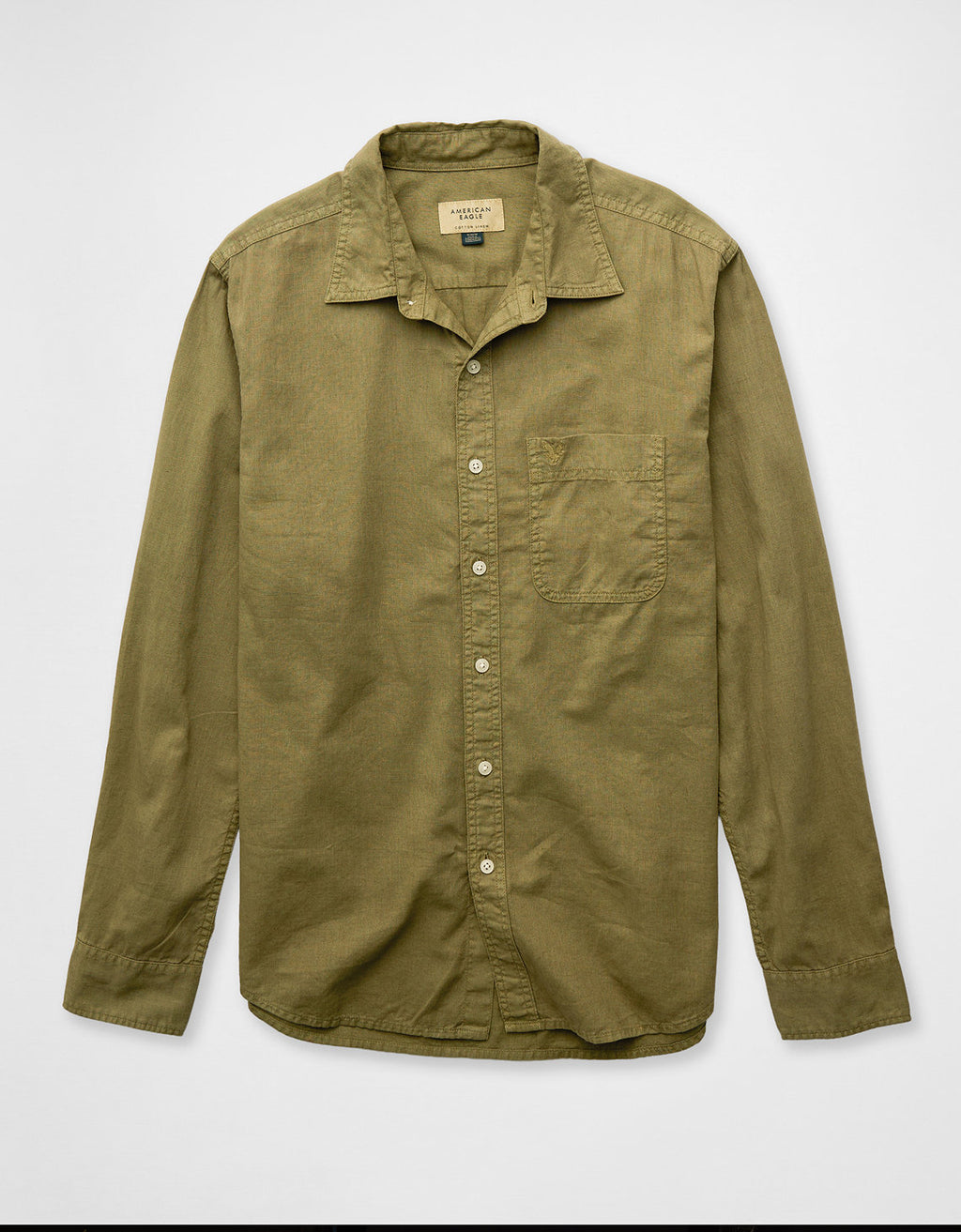Camisa de Lino con Botones Ae - Generico 0153_3024_309_f