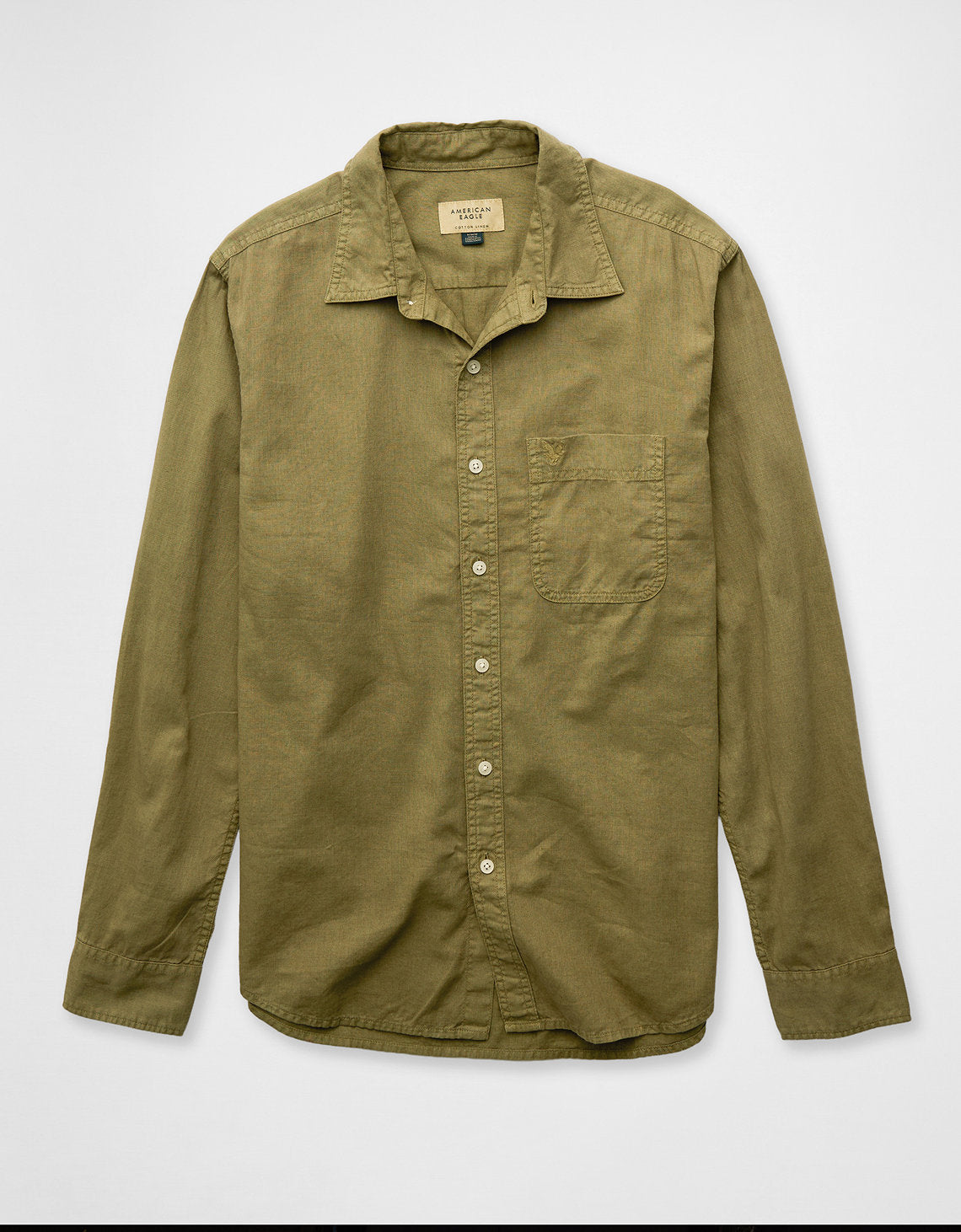 Camisa de Lino con Botones Ae - Generico 0153_3024_309_f