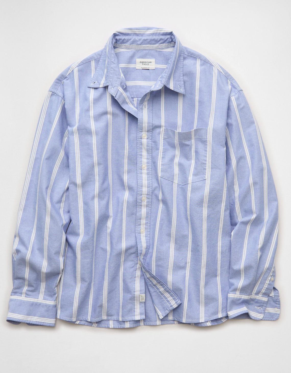 Camisa Oxford abotonada Ae - Azul 0153_3029_400_f
