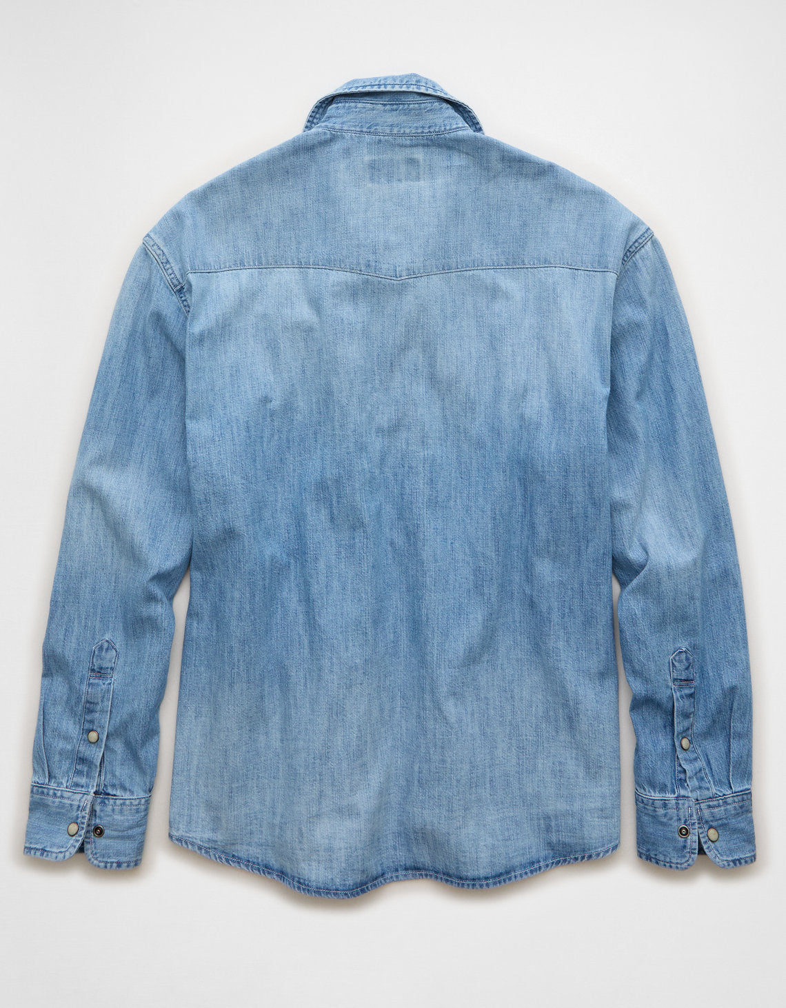Camisa en denim relaxed fit Ae - Azul 0153_3142_406_b
