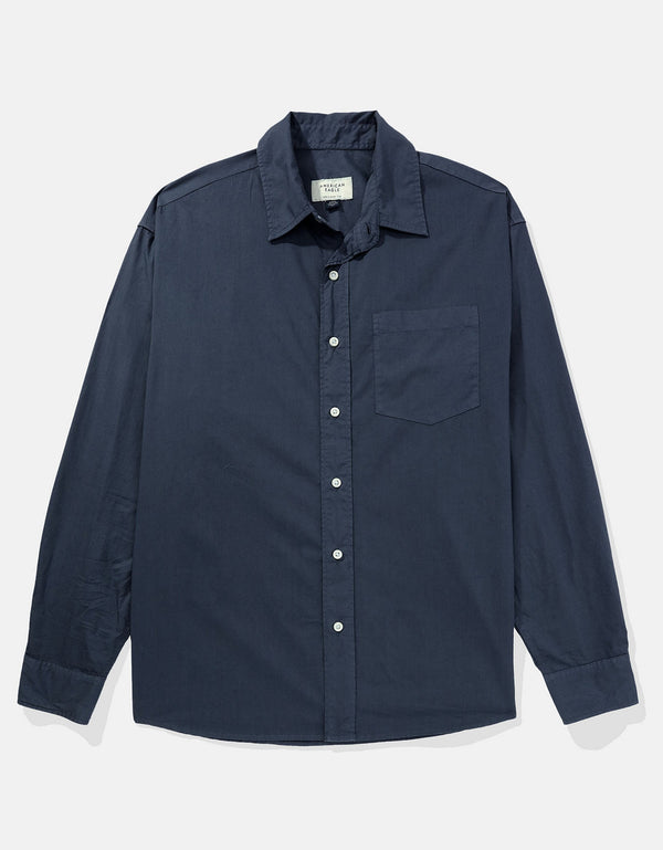 Camisa Ae Oxford con botones - Azul