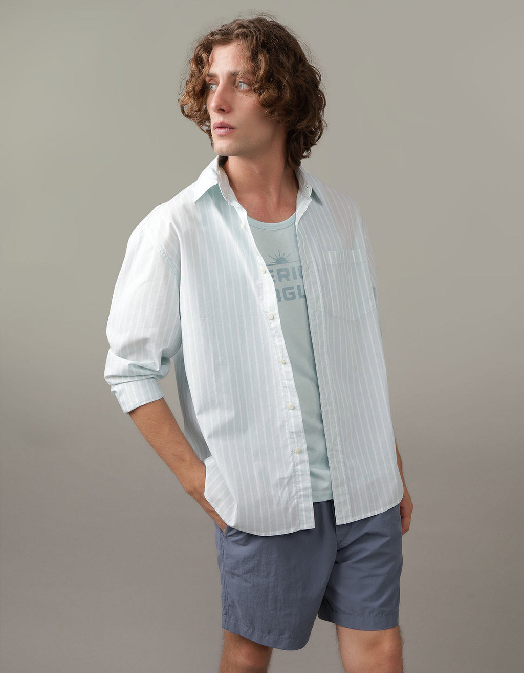 Camisa AE Slim fit Everyday - Generico 0153_6295_301_of