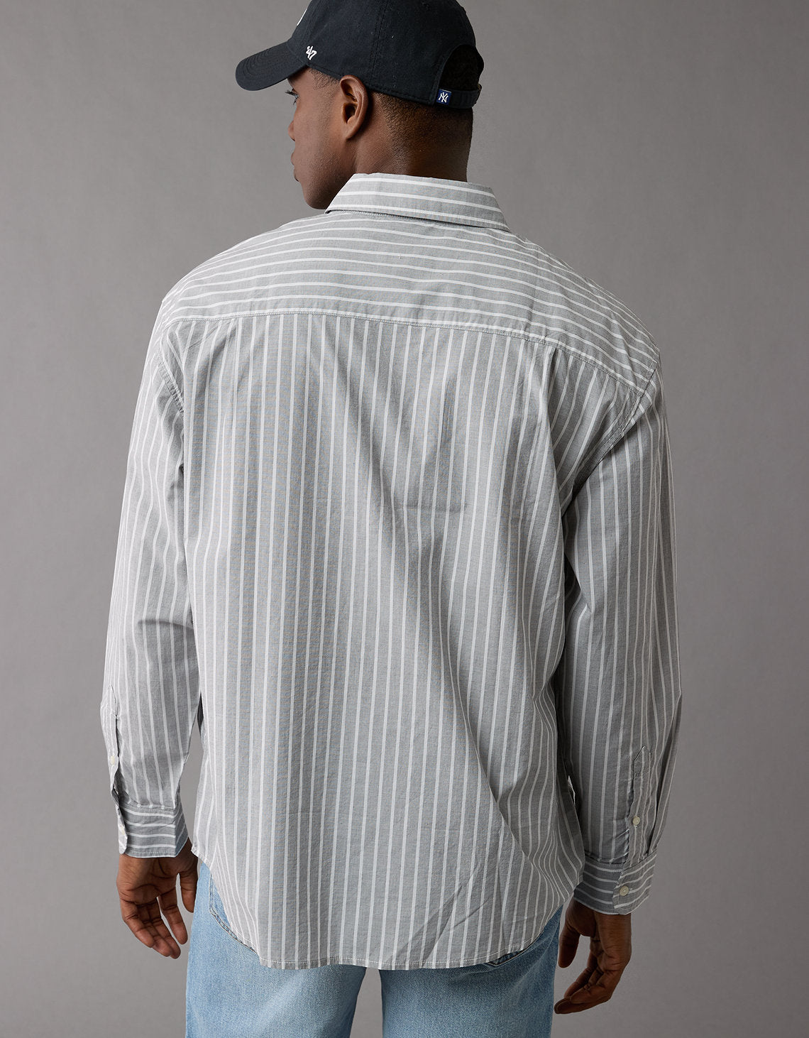 Camisa AE Slim fit Everyday - Gris 0153_6297_021_ob
