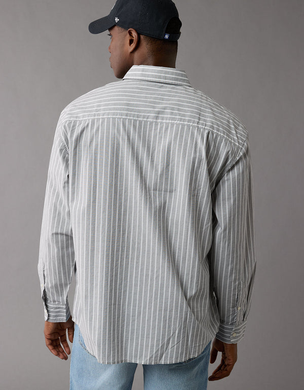 Camisa AE Slim fit Everyday - Gris