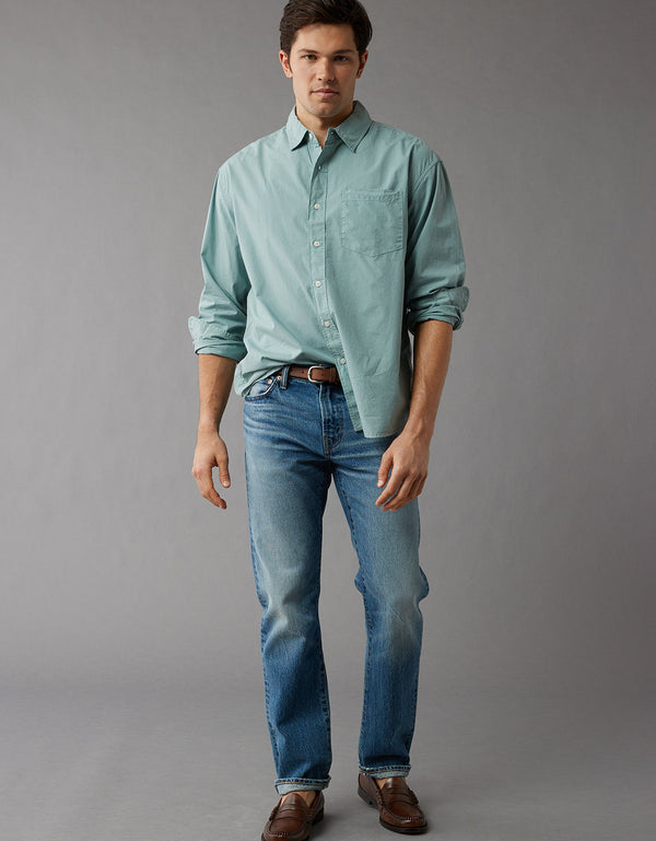 Camisa AE manga larga - Verde