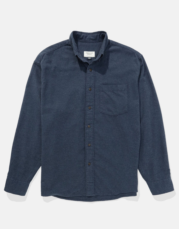 Camisa Manga Larga Hombre AE - Naval
