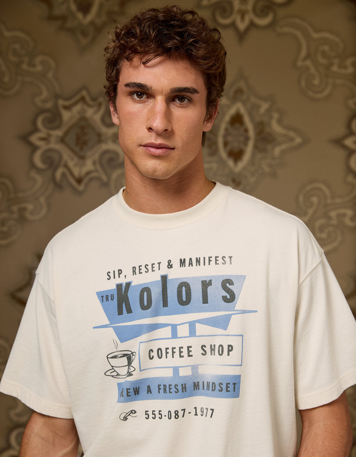 Ae x Tru Kolors Camiseta Gráfica - Blanco Aireado 0161_4846_101_d2