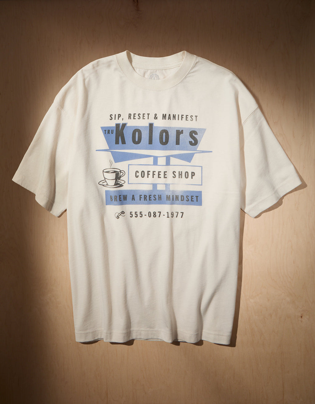 Ae x Tru Kolors Camiseta Gráfica - Blanco Aireado 0161_4846_101_f