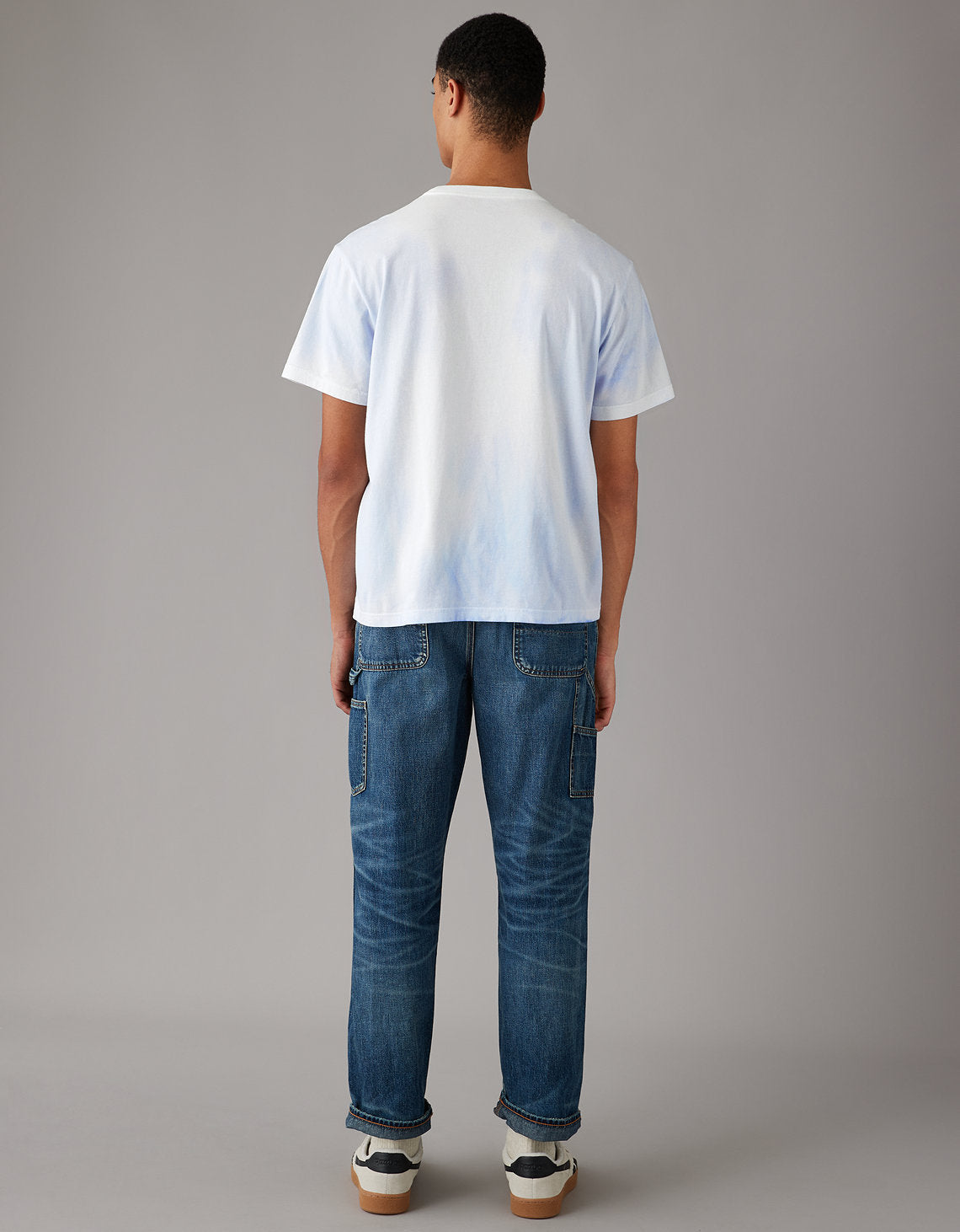 Camiseta AE con efecto lavado de color - Azul 0181_3442_401_ob