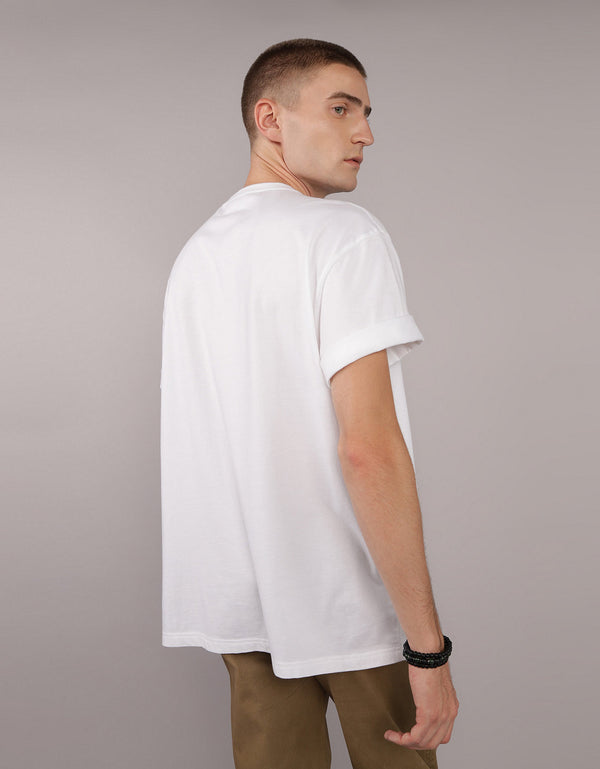 Camiseta con Gráfico Manga Corta Hombre Ae - Blanco