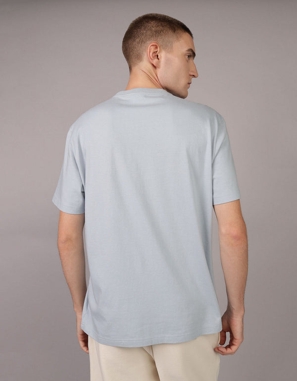 Camiseta con Gráfico Manga Corta Hombre Ae - Azul