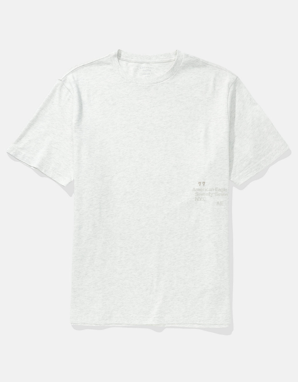 Camiseta gráfica con logotipo aplicado de AE - Gris 0181_4254_006_f