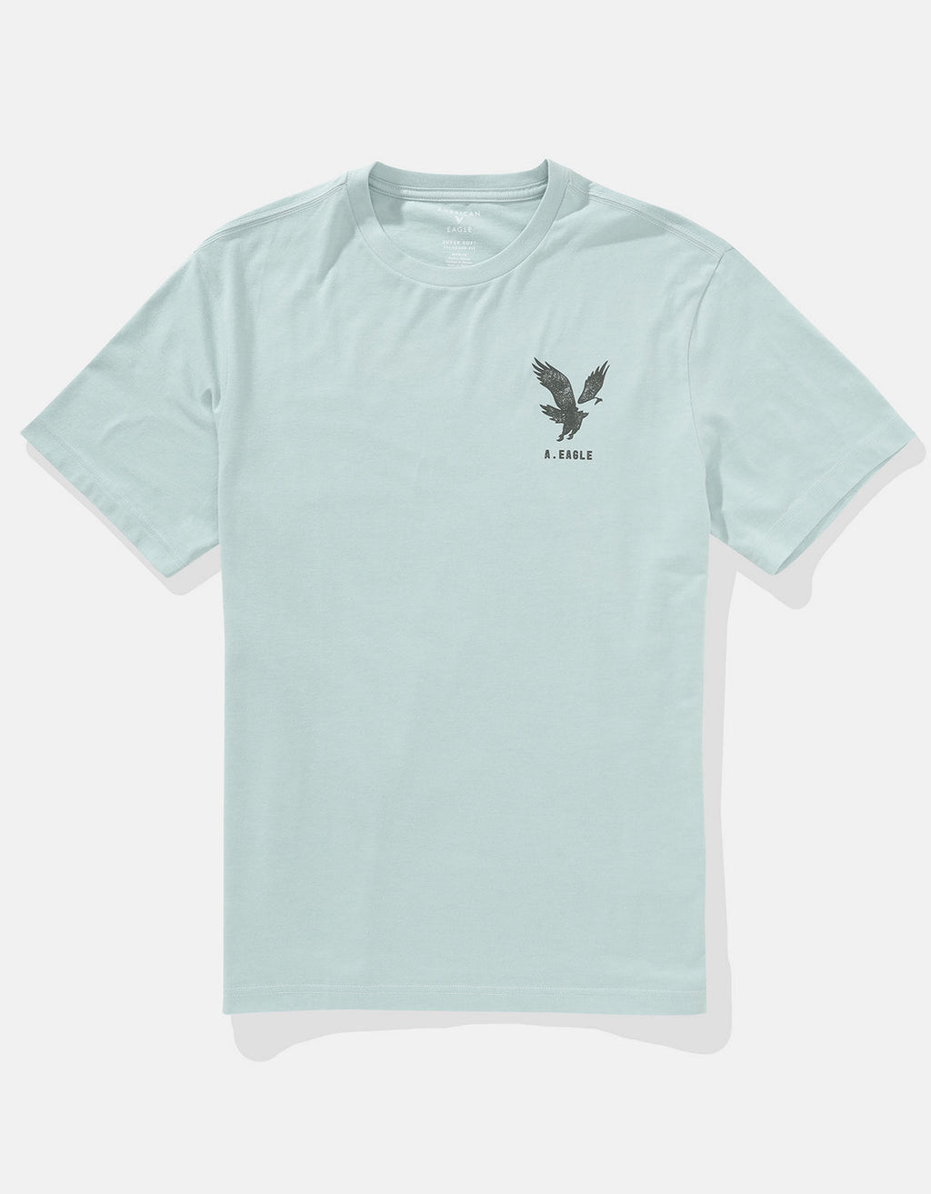 Camiseta manga corta con gráfico de hombre AE - Azul 0181_4290_401_f
