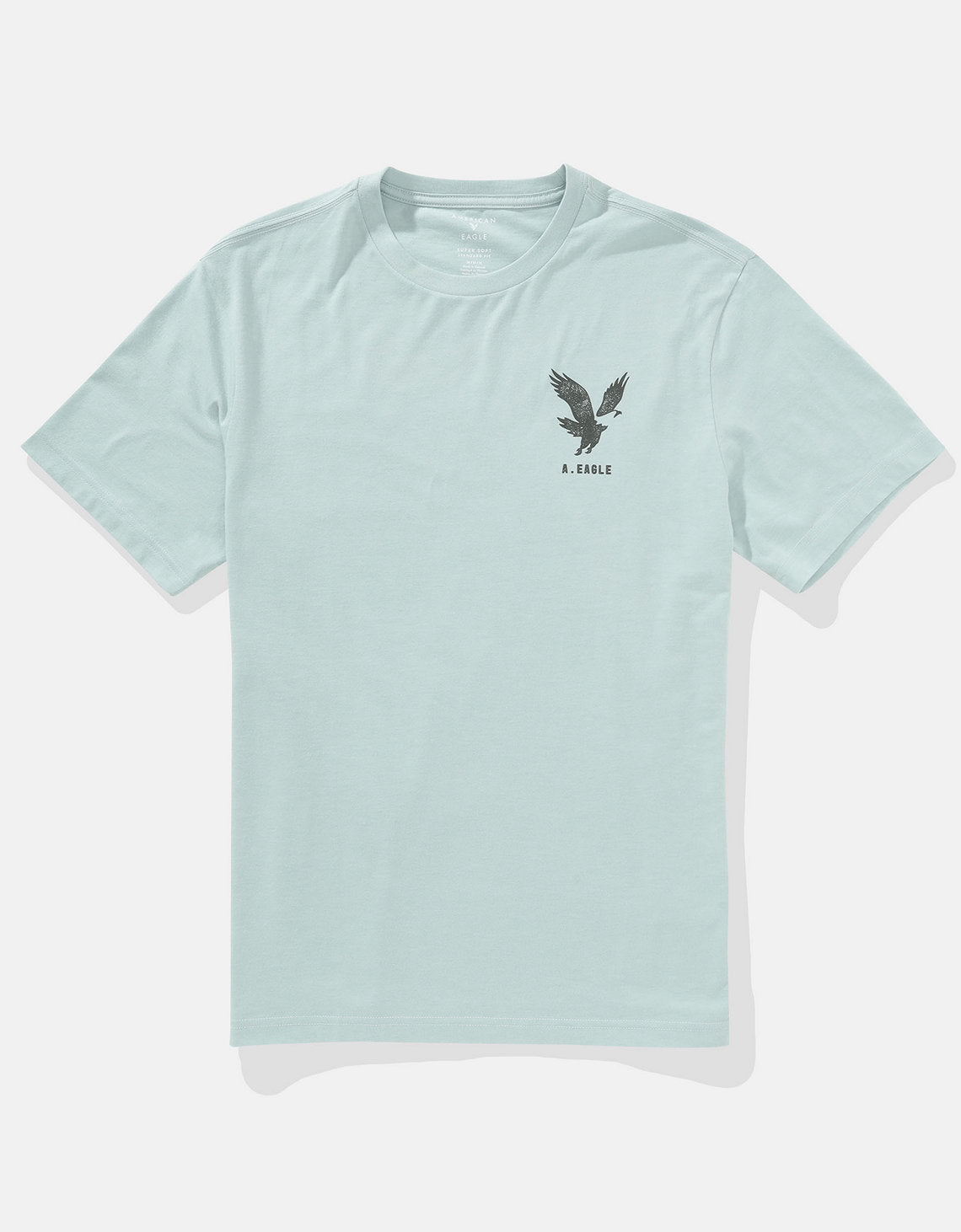 Camiseta manga corta con gráfico de hombre AE - Azul 0181_4290_401_f
