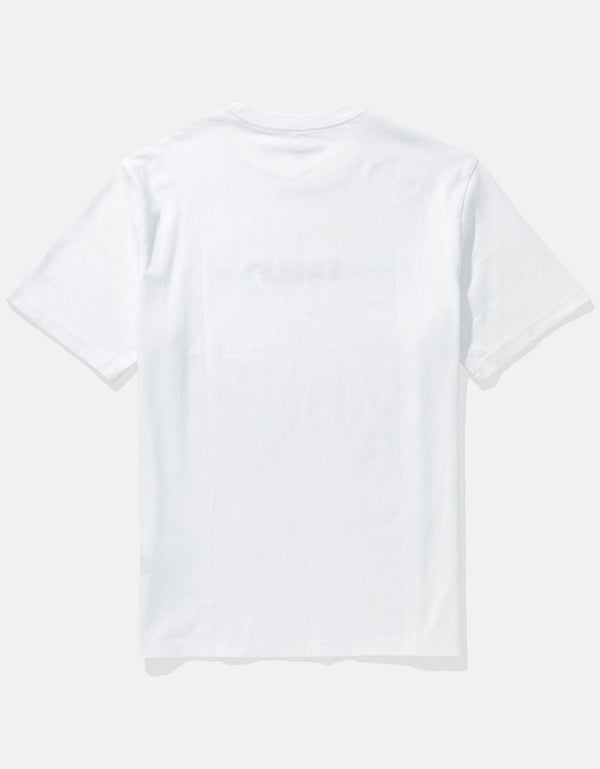 Camiseta Gráfica con Logotipo Elevado Ae - Blanco