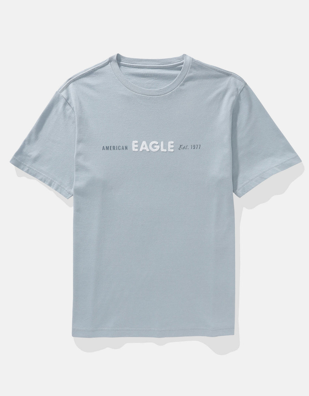 Camiseta Gráfica con Logotipo Elevado Ae - Azul 0181_4423_452_f