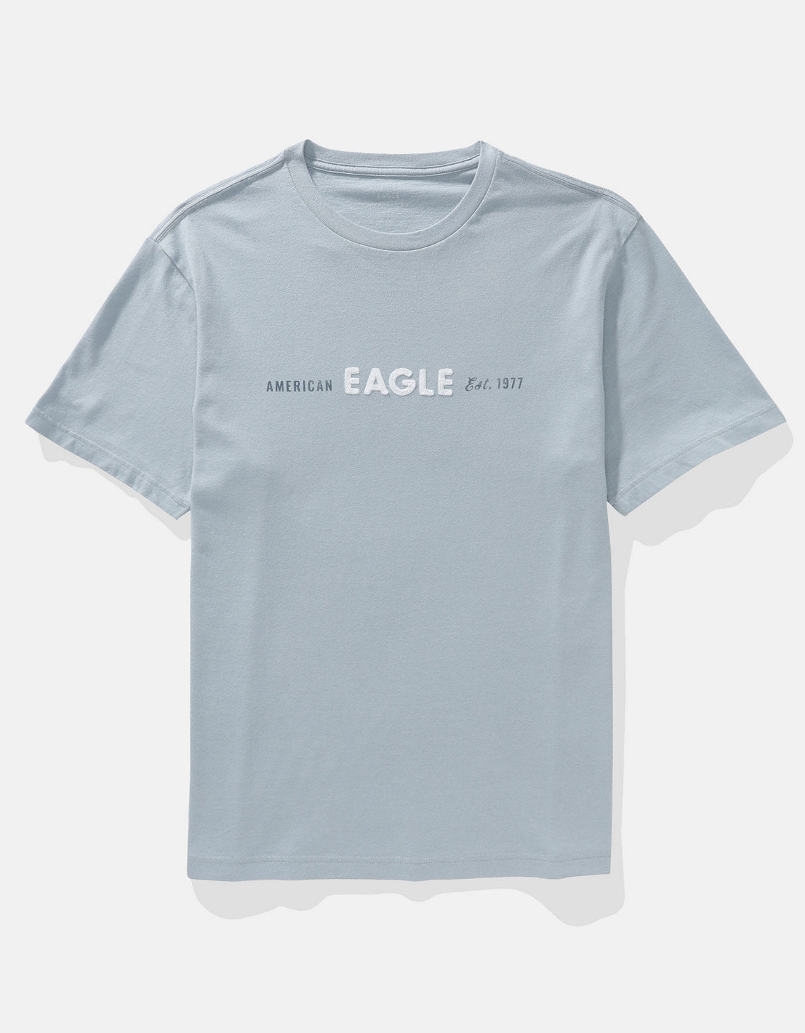Camiseta Gráfica con Logotipo Elevado Ae - Azul 0181_4423_452_f