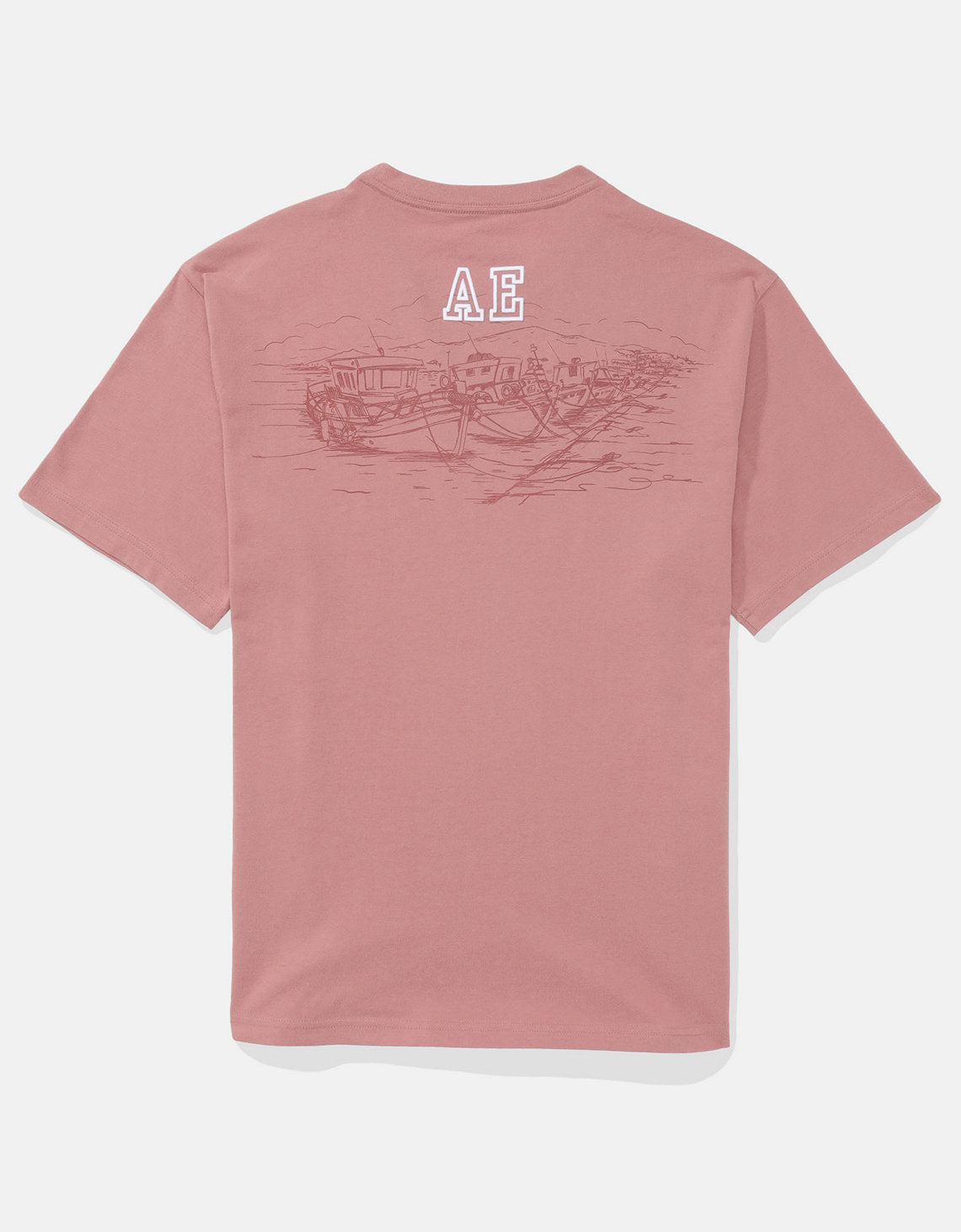 Camiseta con Gráfico Ae - Rosa 0181_4600_629_b