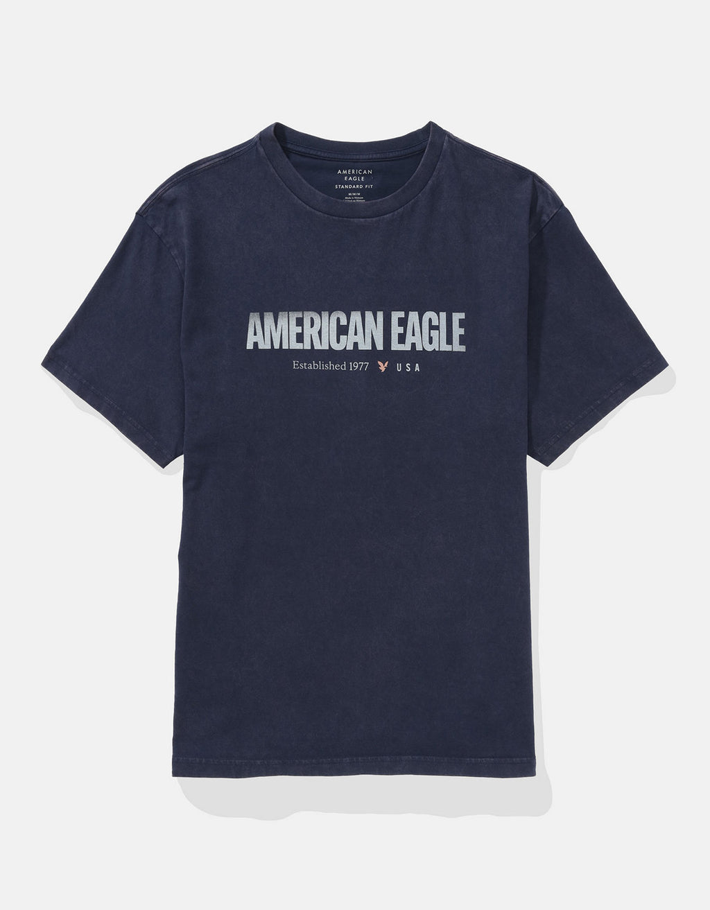 Camiseta con Gráfico Ae - Azul 0181_4659_410_f