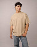 Camiseta gráfica con logo grande de Ae - Caqui 0181_4672_212_of