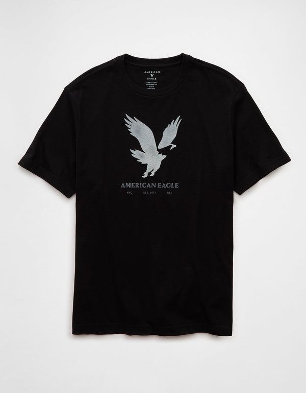 Camiseta con Gráfico Ae - Negro