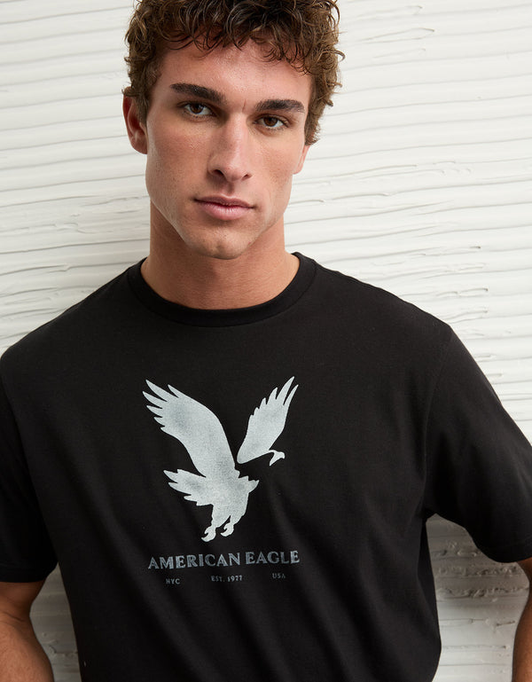 Camiseta con Gráfico Ae - Negro