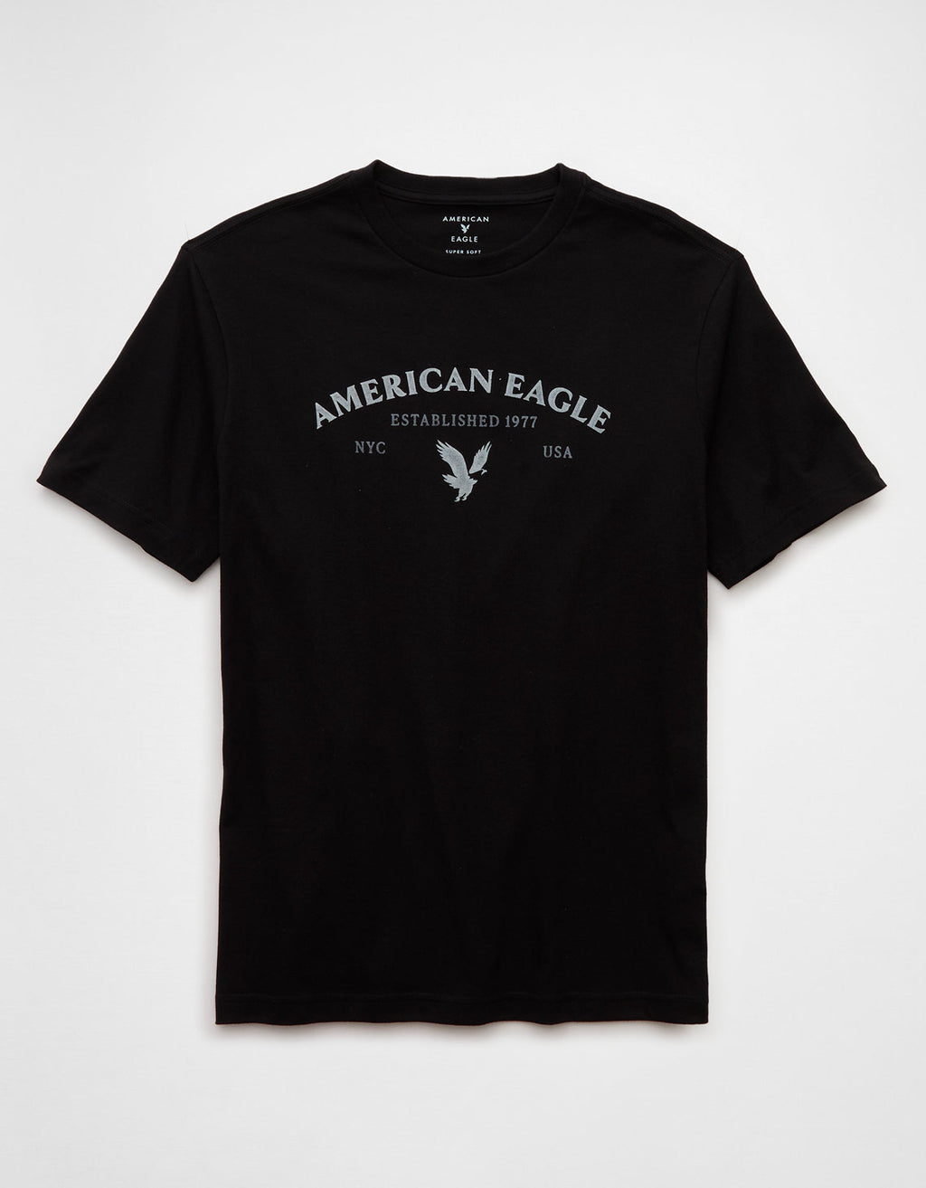 Camiseta con Gráfico Ae - Negro 0181_4819_067_f