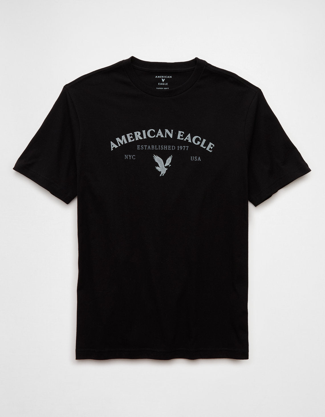 Camiseta con Gráfico Ae - Negro 0181_4819_067_f