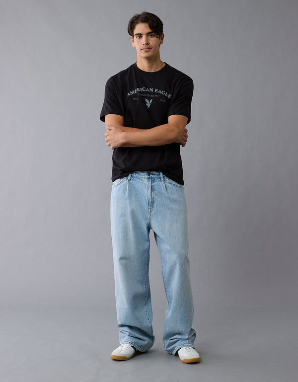 Camiseta con Gráfico Ae - Negro