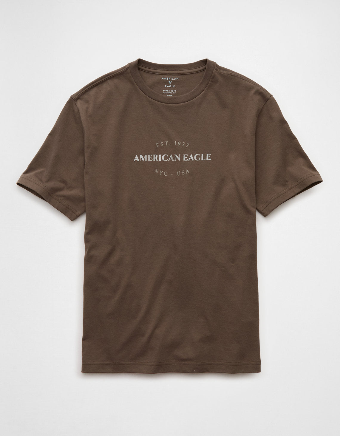 Camiseta con Gráfico Ae - Café 0181_4819_202_f