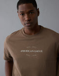 Camiseta con Gráfico Ae - Café 0181_4819_202_of