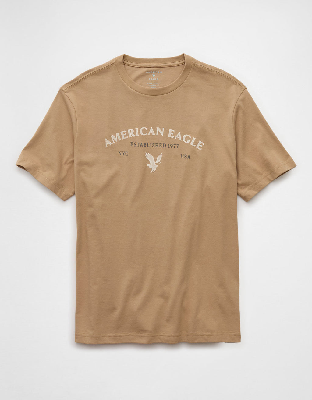 Camiseta con Gráfico Ae - café 0181_4819_212_f
