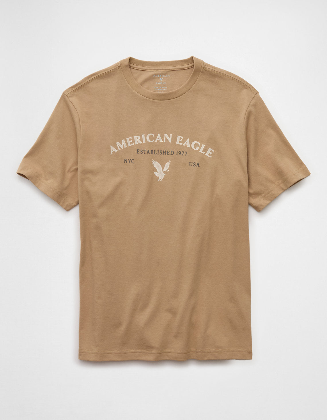 Camiseta con Gráfico Ae - café 0181_4819_212_f
