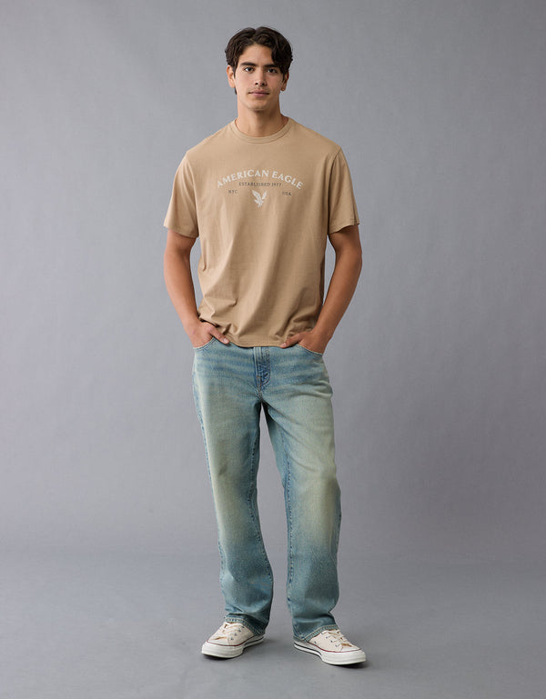 Camiseta con Gráfico Ae - café