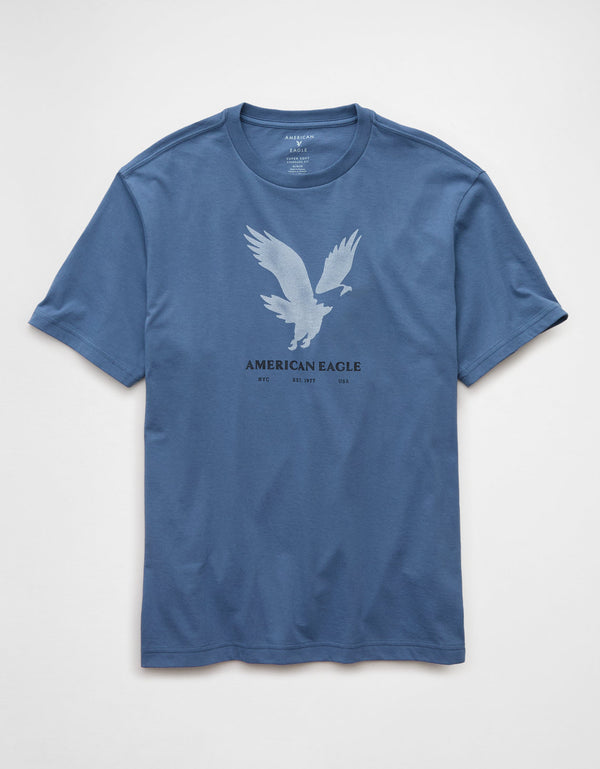 Camiseta con Gráfico Ae - Azul