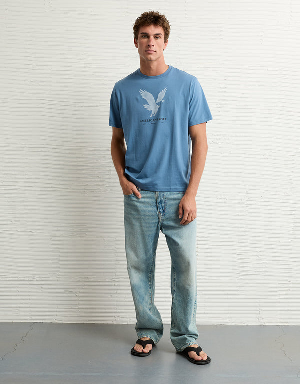 Camiseta con Gráfico Ae - Azul