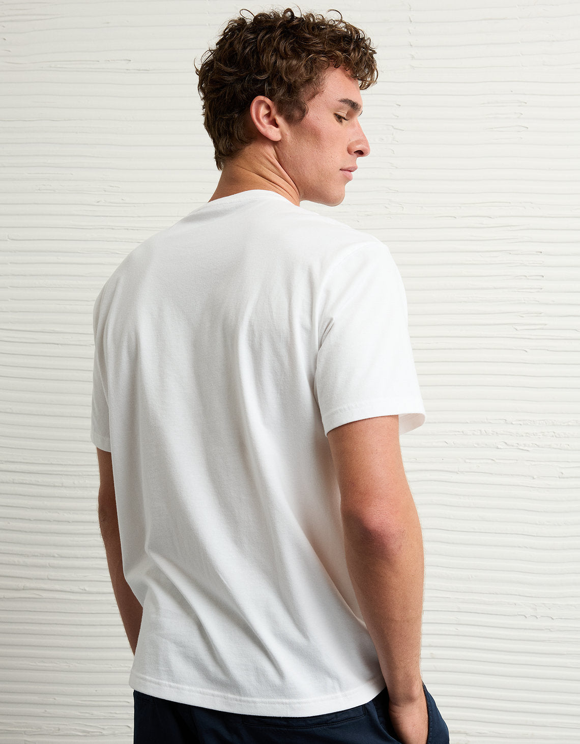 Camiseta gráfica con logotipo de icono ligero Ae - Blanco 0181_4820_100_ob