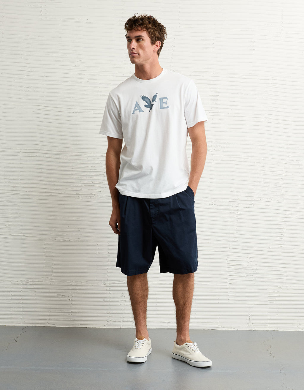 Camiseta gráfica con logotipo de icono ligero Ae - Blanco 0181_4820_100_os