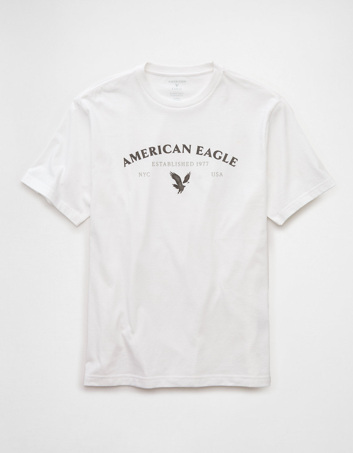 Camiseta gráfica con logotipo de icono ligero Ae - Blanco Aireado 0181_4820_101_f