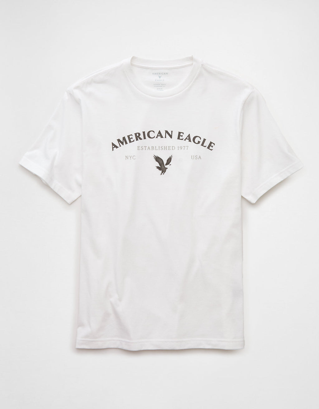 Camiseta gráfica con logotipo de icono ligero Ae - Blanco Aireado 0181_4820_101_f