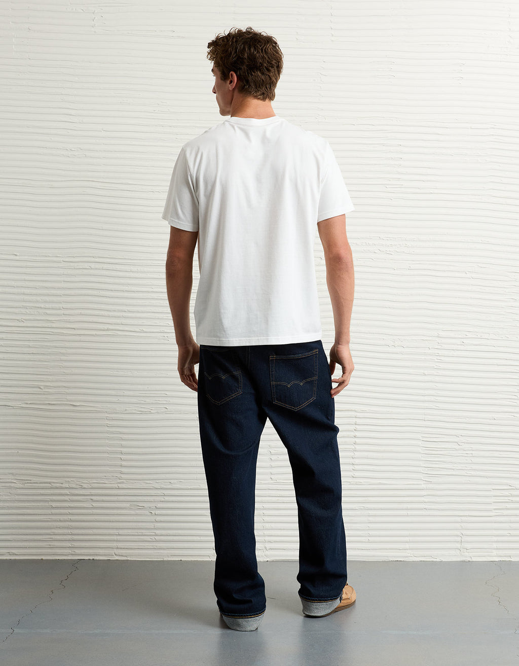 Camiseta gráfica con logotipo de icono ligero Ae - Blanco Aireado 0181_4820_101_ob
