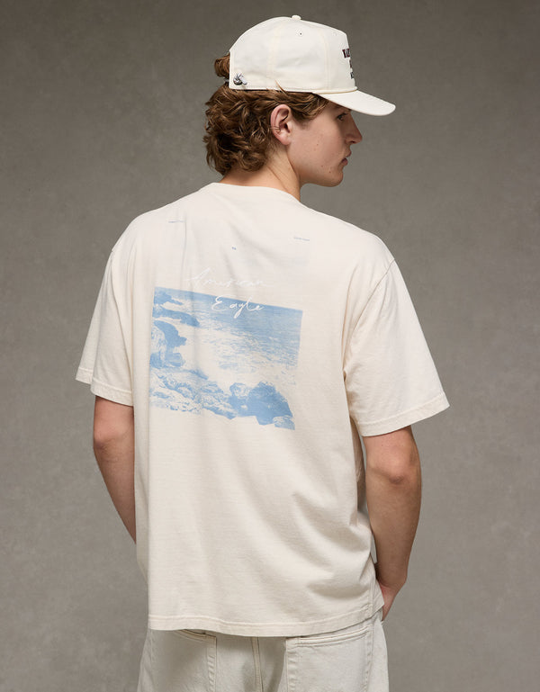 Camiseta con Gráfico Ae - Caqui