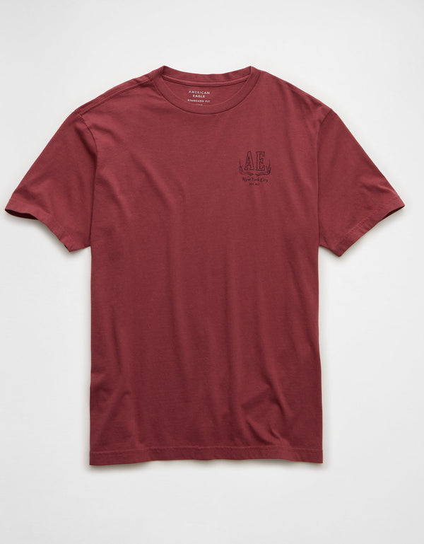 Camiseta gráfica de Ae - Rojo