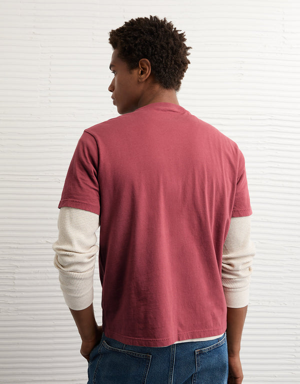 Camiseta gráfica de Ae - Rojo