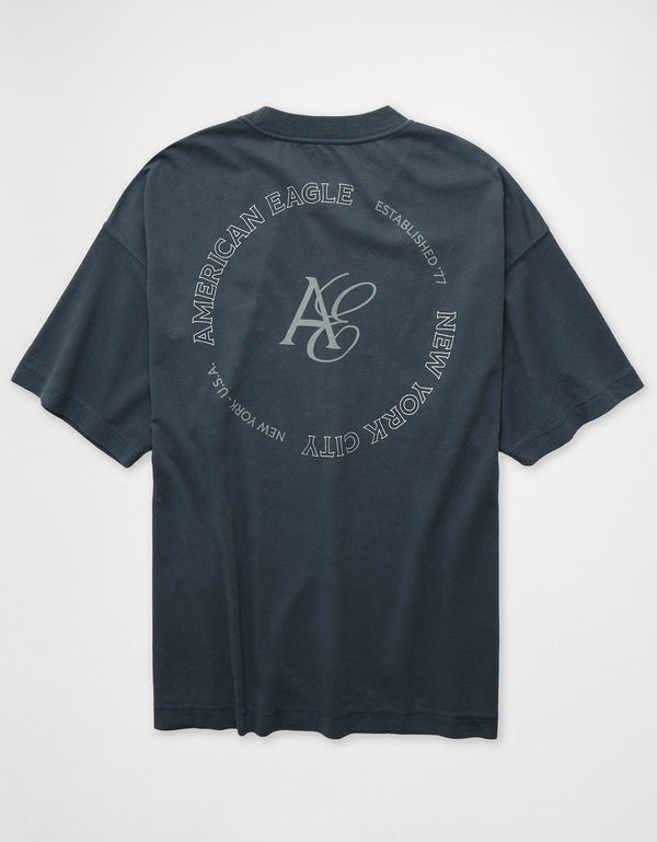Camiseta gráfica de Ae - Azul